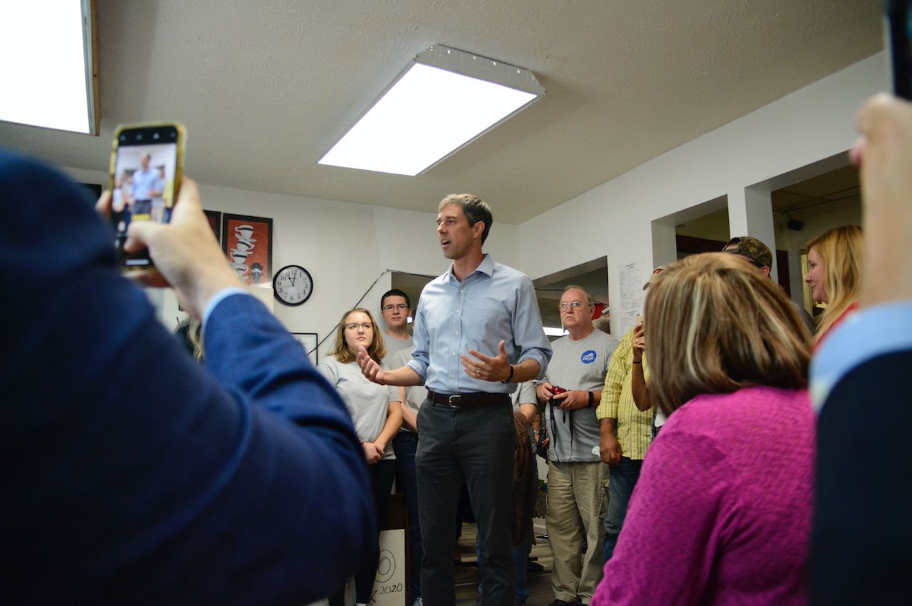 Beto O'Rourke in Bland, Va.